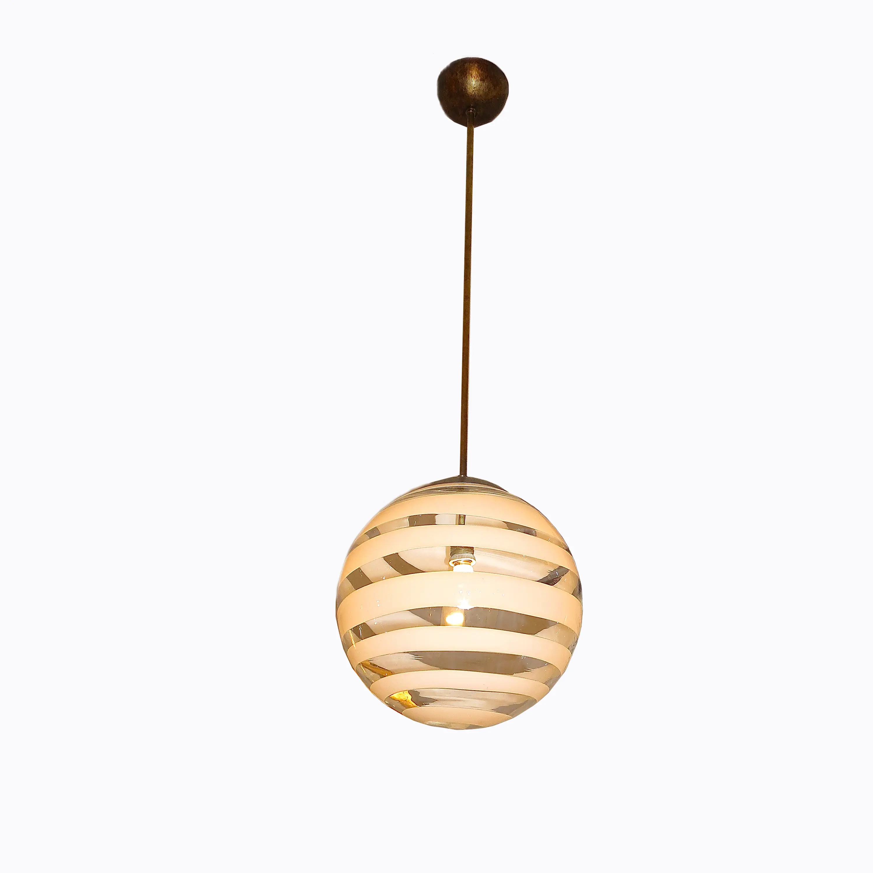 Carlo Scarpa Ceiling Lamp by Venini, model 5258, circa 1935 — image 1