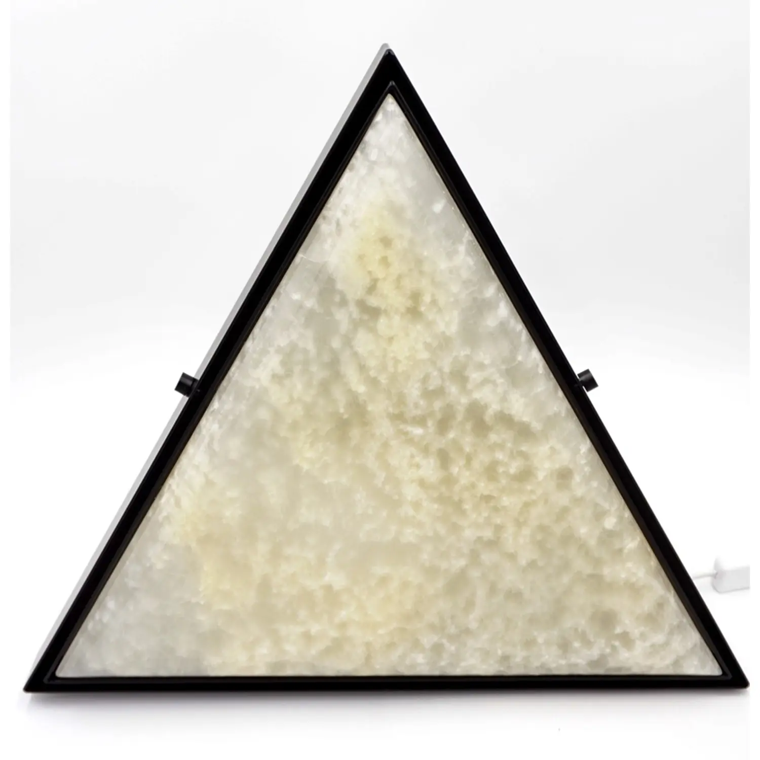 large onyx triangular " Archimede" wall lamp, 2021 — image 1