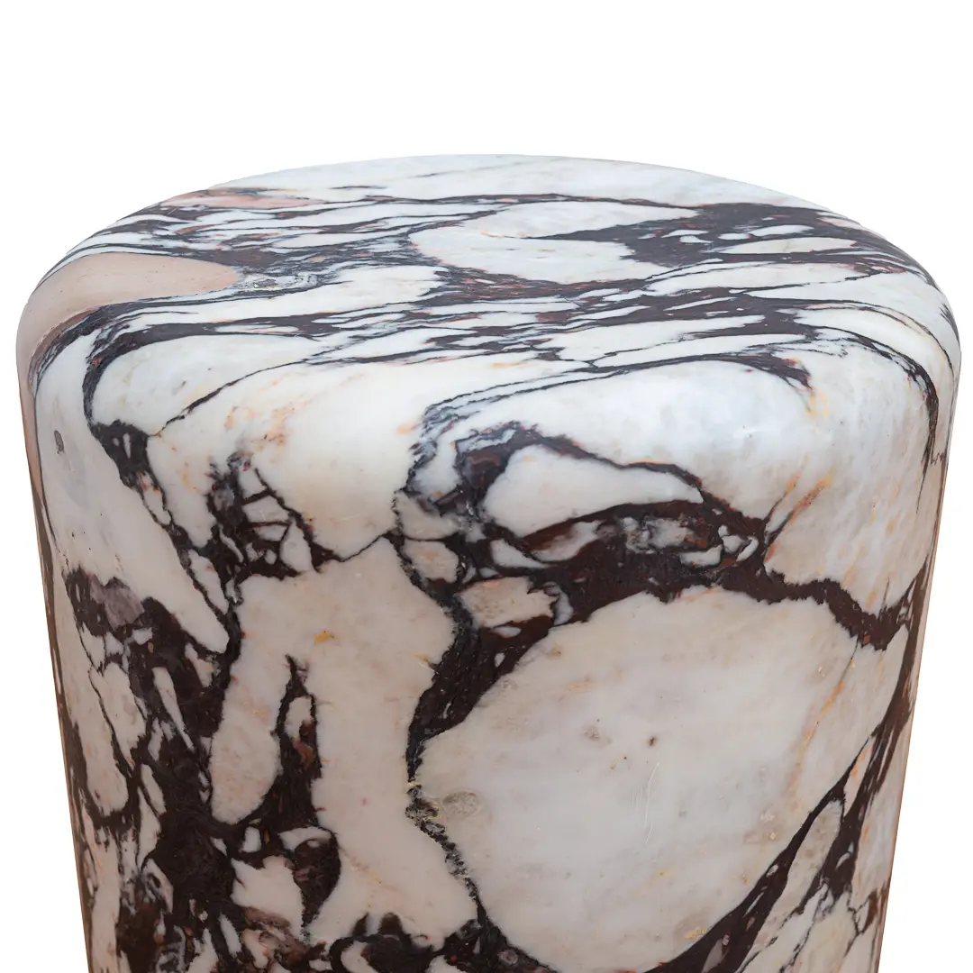 Sculptural breccia medicea marble stool "Throne of Dioniso" by Lorenzo Ciompi — image 2
