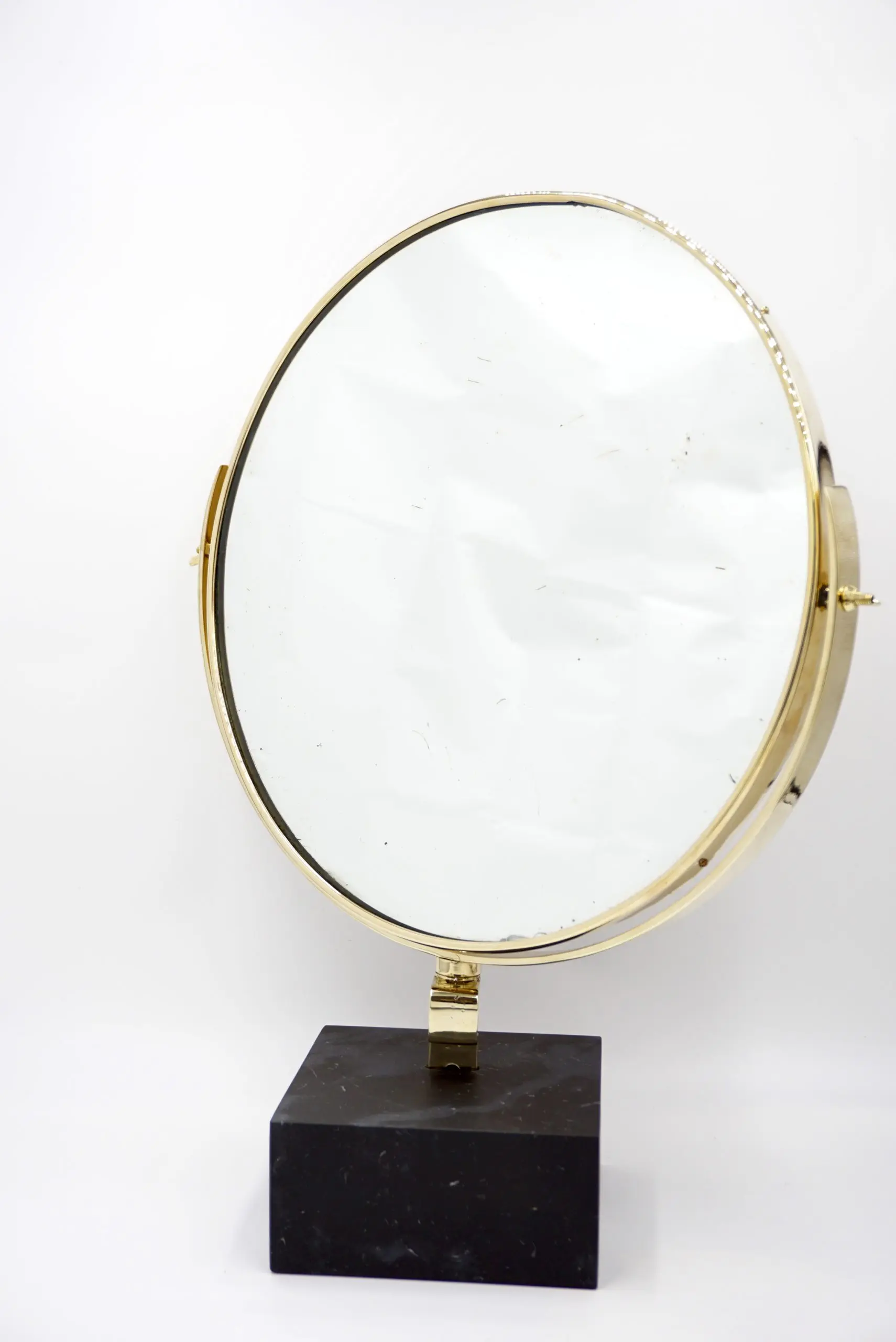 Gio Ponti Vanity Mirror "Fontana Arte" on Black Marquinha Marble Block, 1955 — image 3