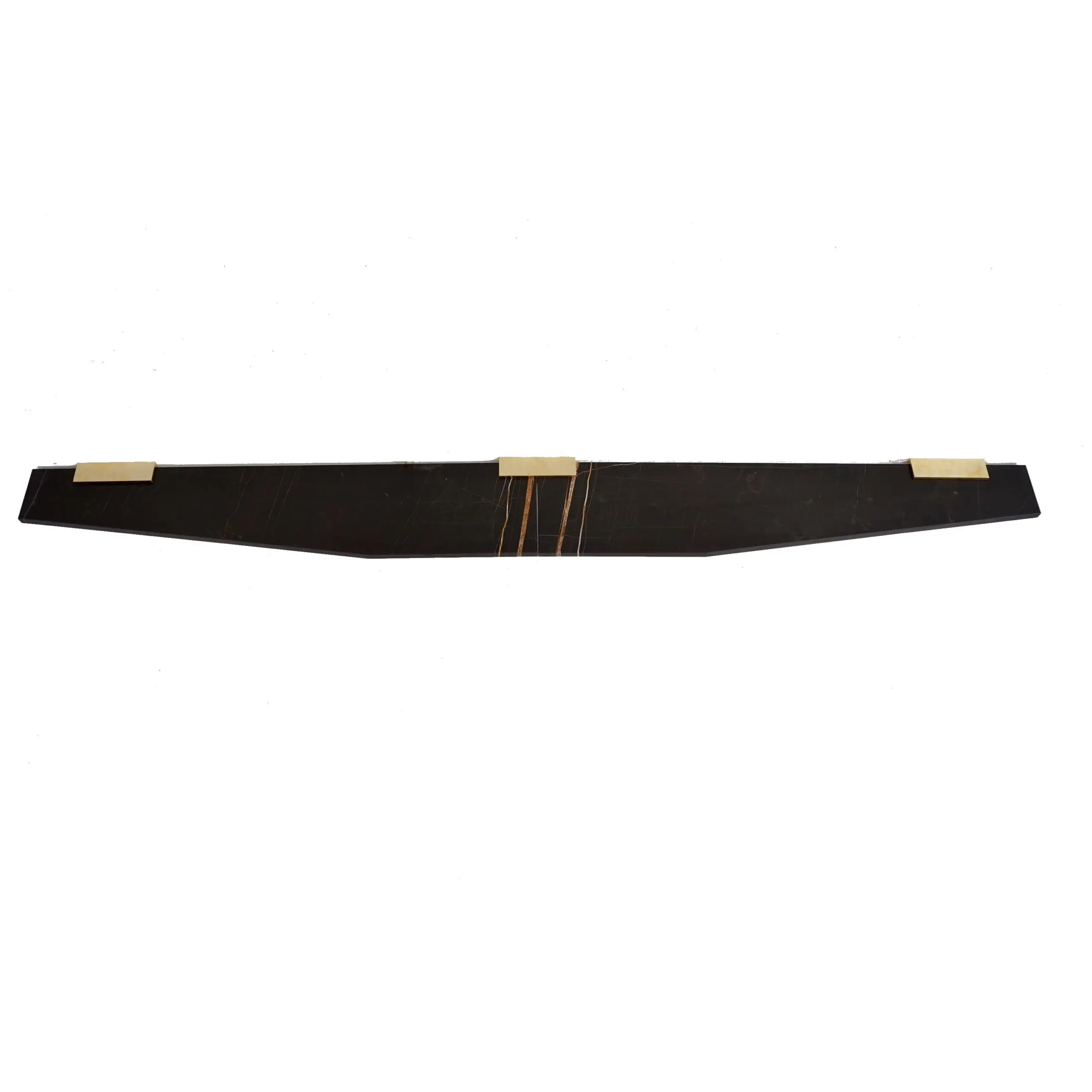 a large wall mounted marble, brass console "Icaro Wings" by Lorenzo Ciompi,2022 — image 1