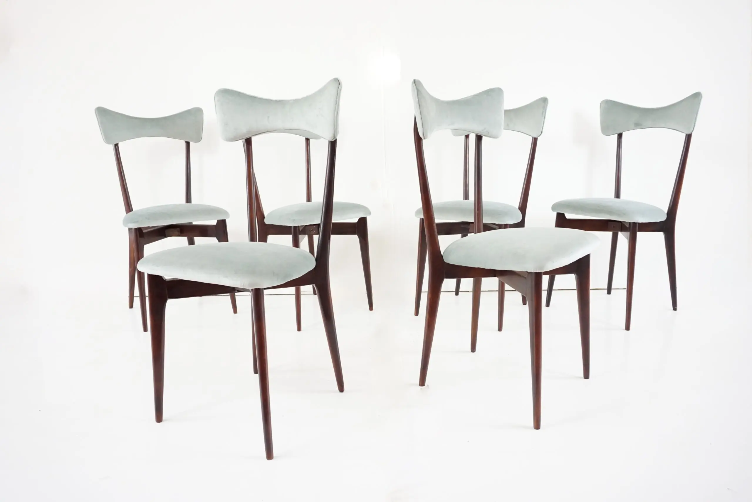 Set of Six Ico and Luisa Parisi Dining Chairs by Ariberto Colombo, 1952 — image 2