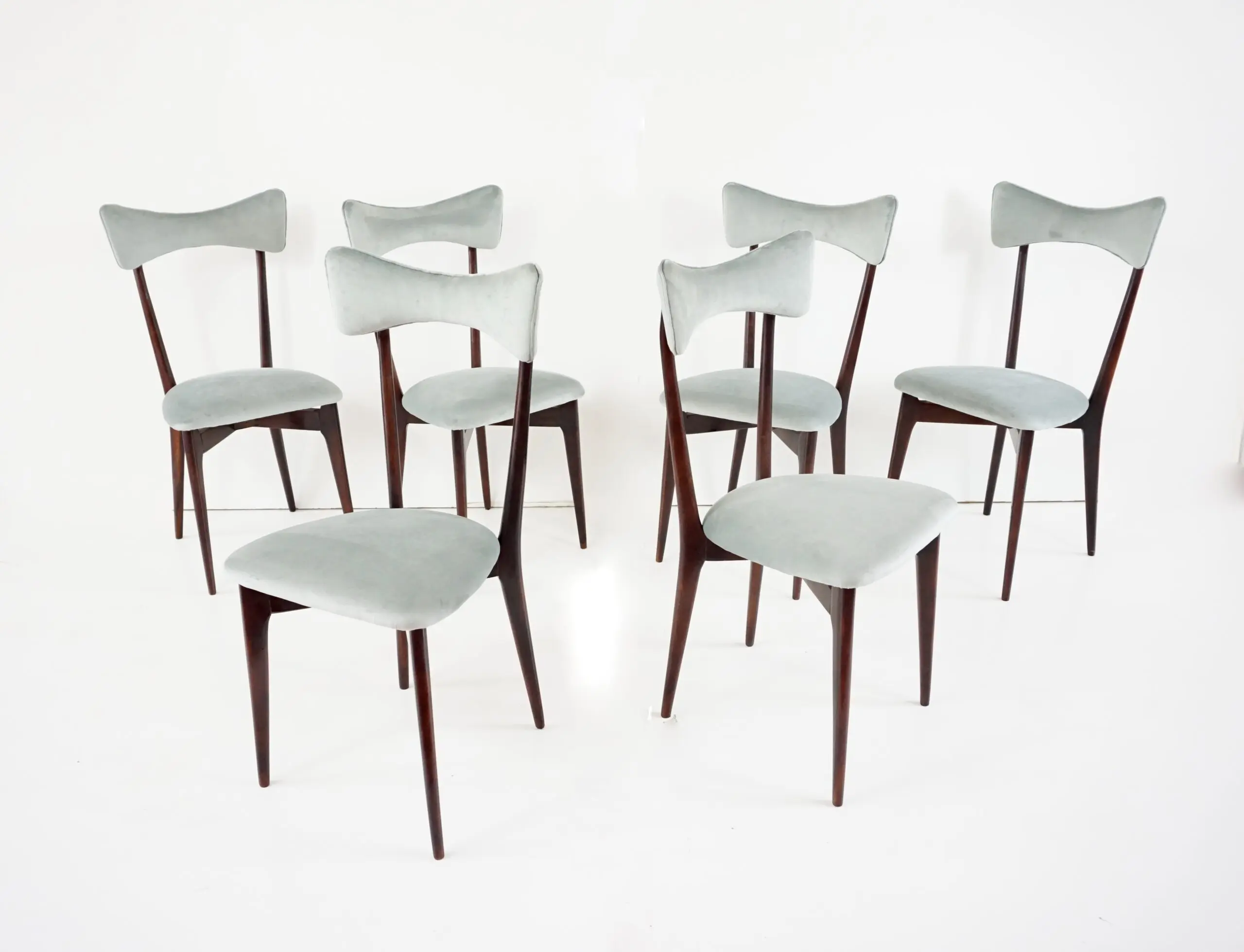 Set of Six Ico and Luisa Parisi Dining Chairs by Ariberto Colombo, 1952 — image 1