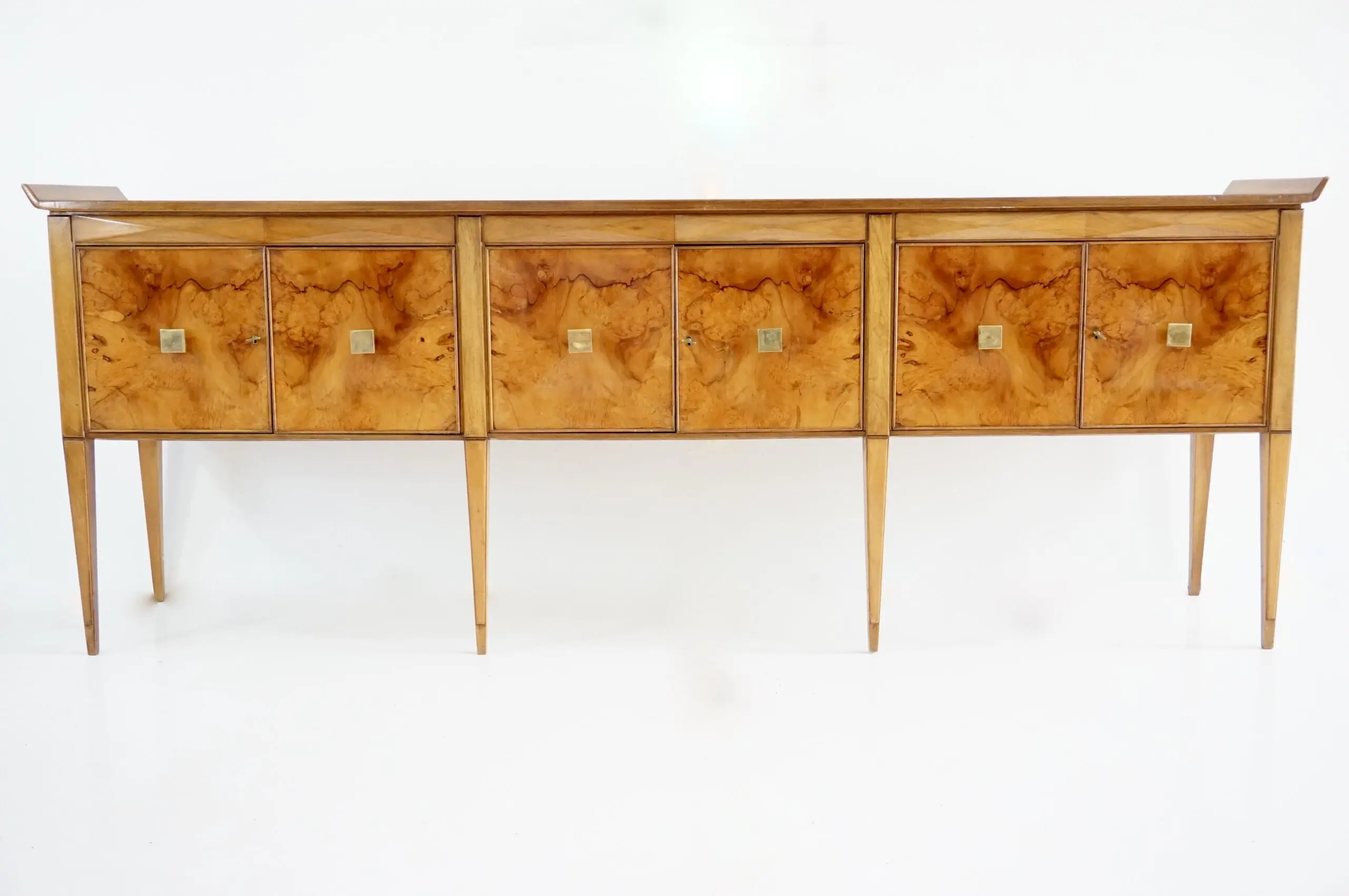 Tomaso Buzzi & Emilio Lancia att. briar root unique six doors sideboard, 1940 — image 2