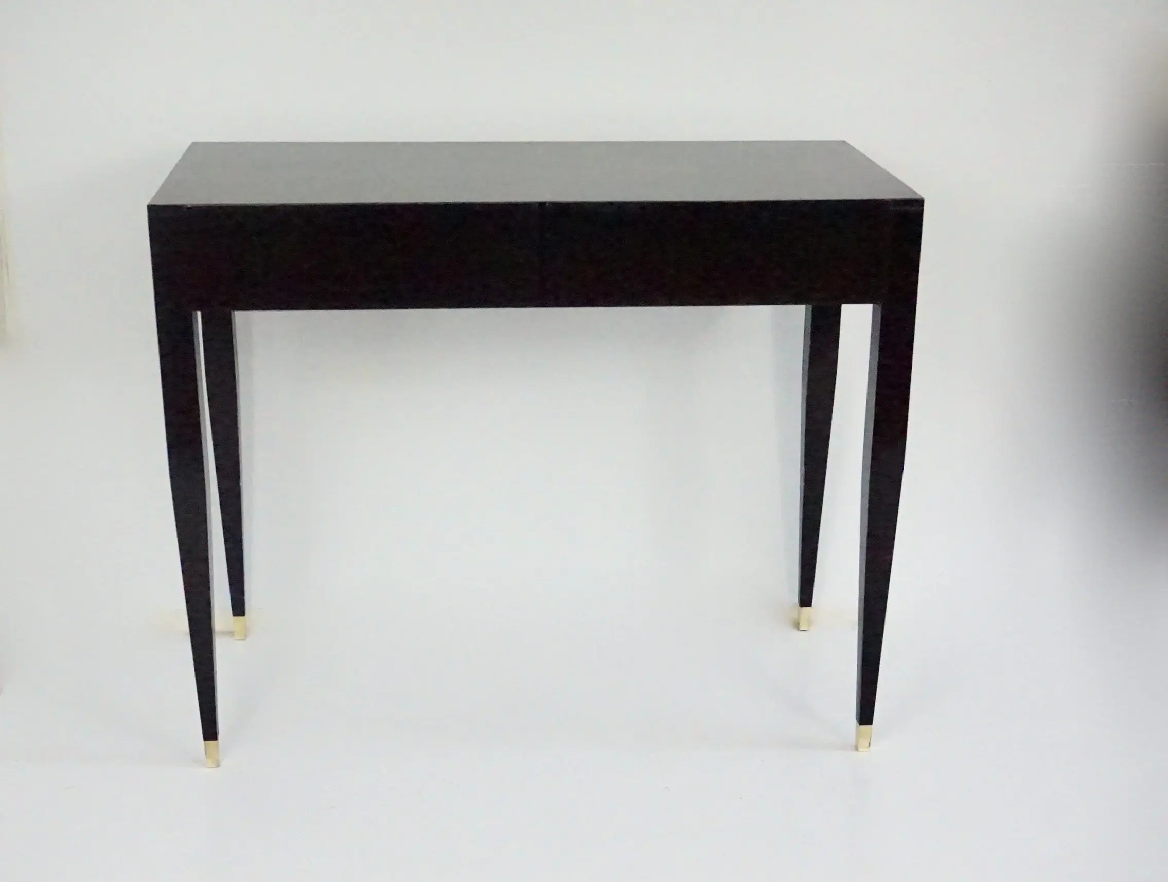 Gio Ponti black lacquered console vanity table from Hotel Royal, 1955 — image 2