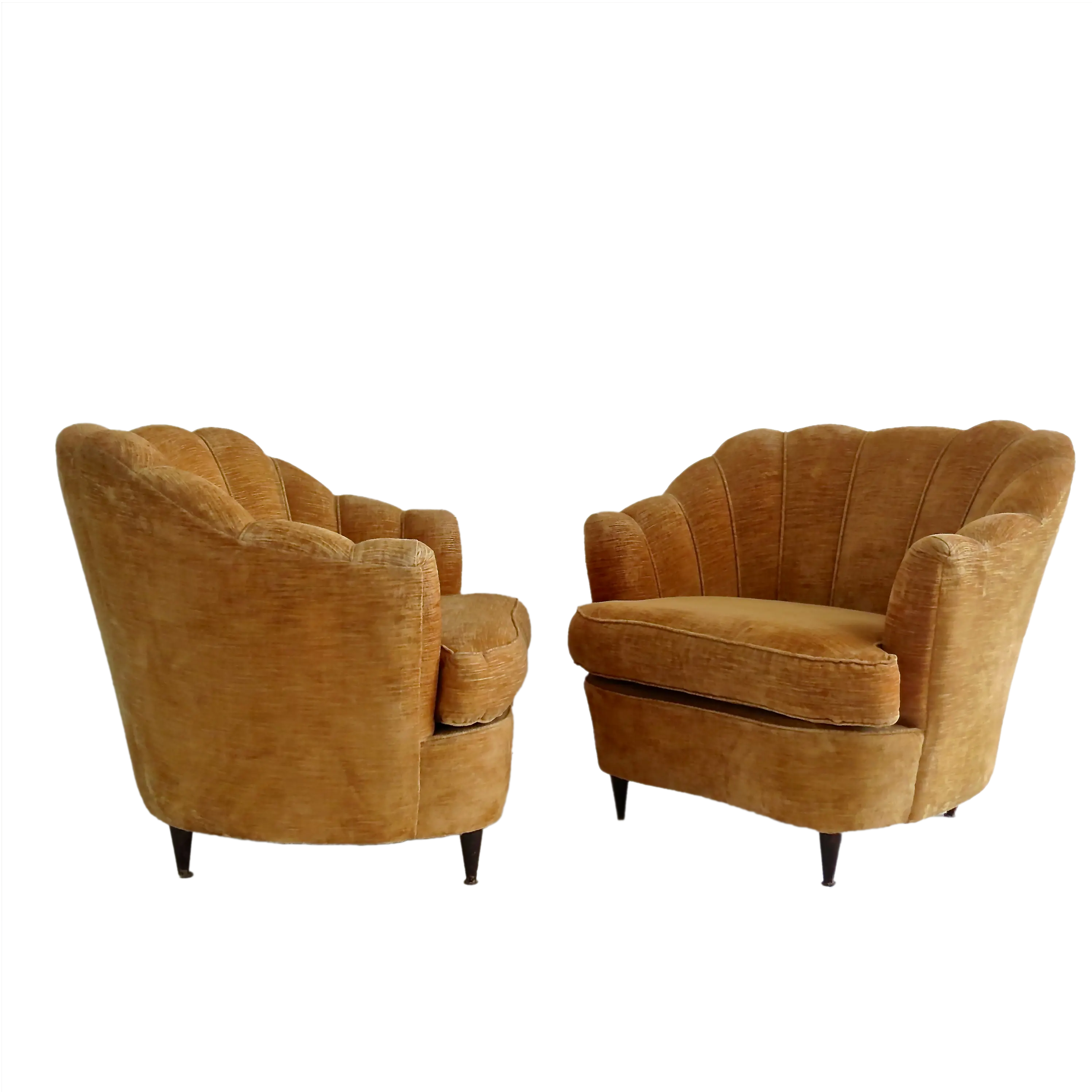 Pair of Large Armchairs Attributed to Guglielmo Ulrich, 1950 — image 1