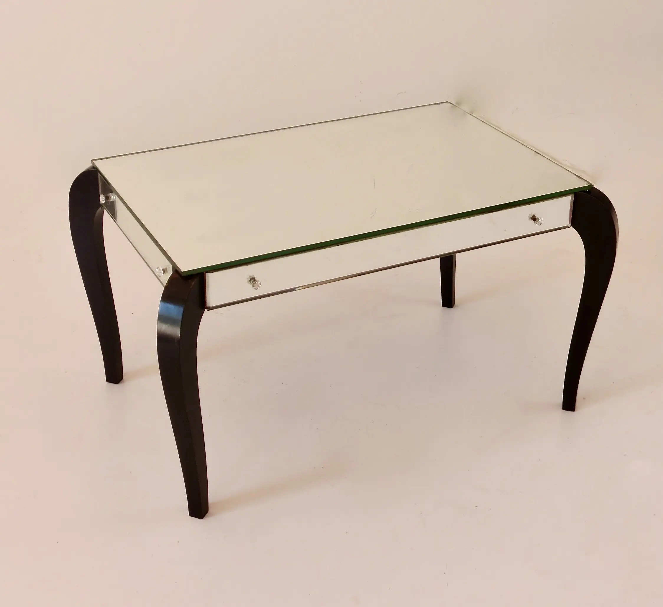 Rare Mirrored Glass Occasional Side Table, 1935 — image 2