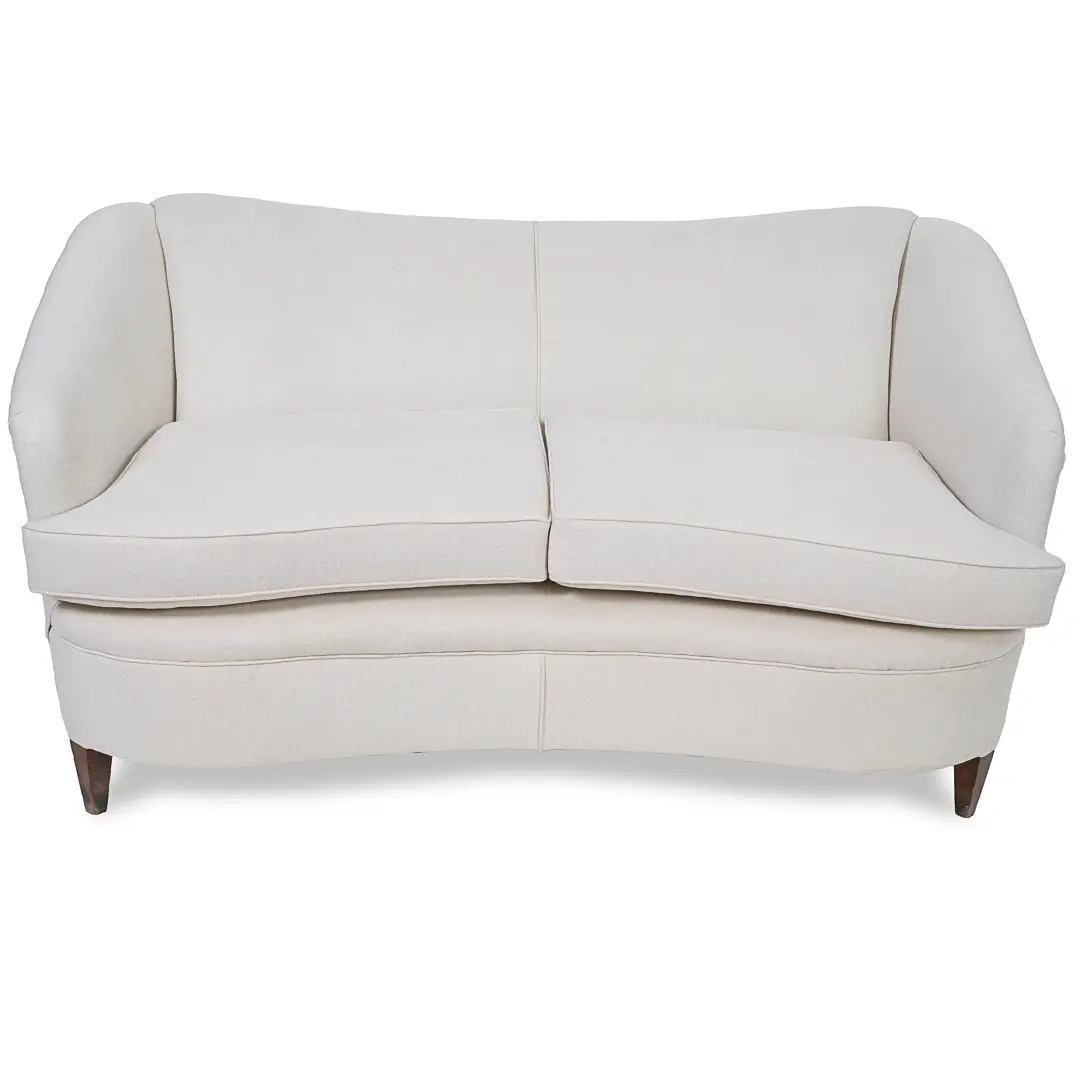 Gio Ponti White Sofa from Casa & Giardino, circa 1938 — image 2