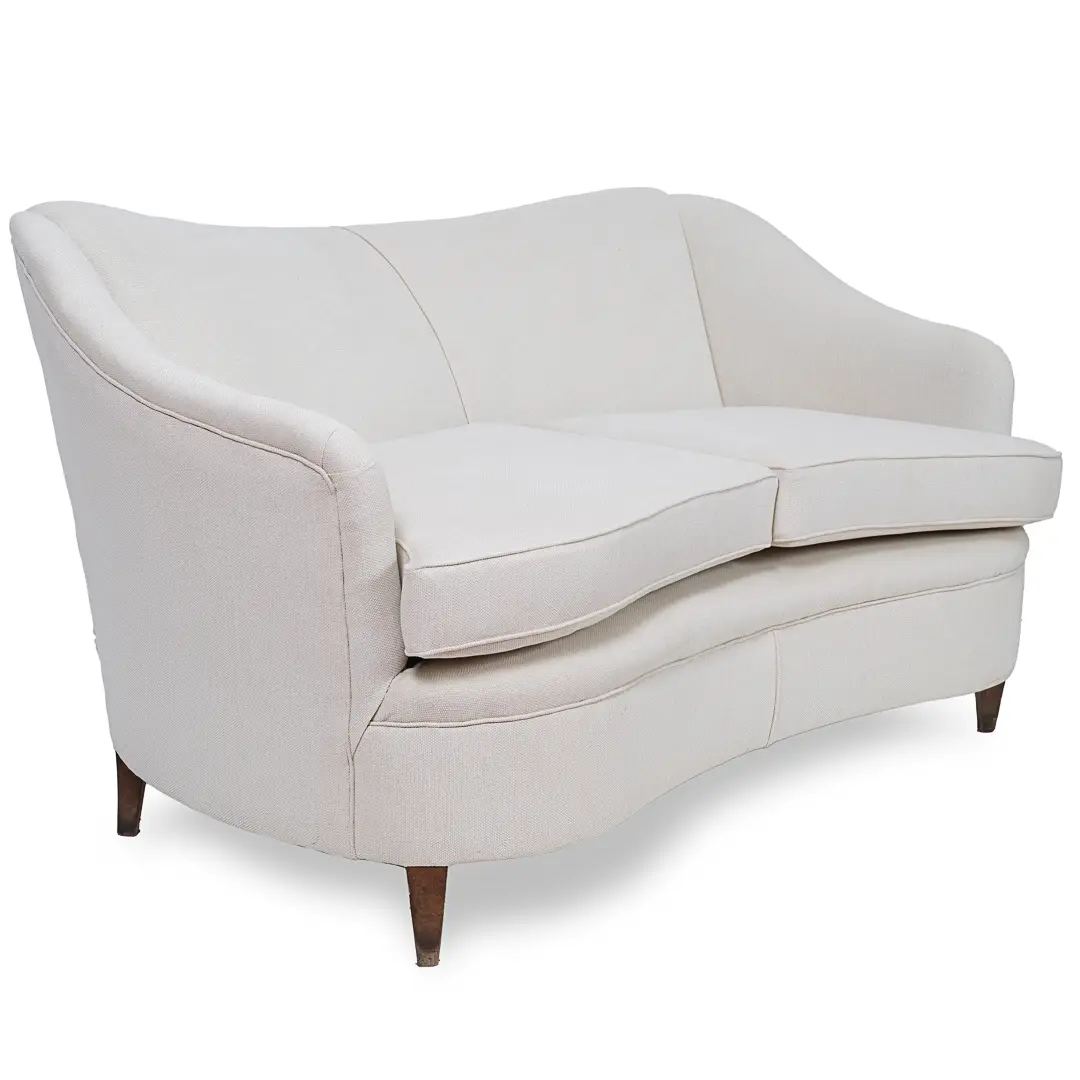 Gio Ponti White Sofa from Casa & Giardino, circa 1938 — image 1